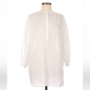 Uniqlo White Blouse dress